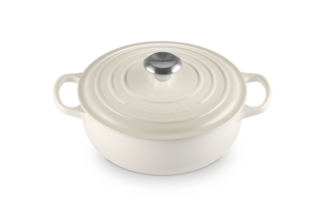 Le Creuset Cast Iron Signature Sauteuse 24cm MeringueMeringue image number 2