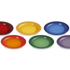 Stoneware Rainbow Set of 6 Side Plates image number 3