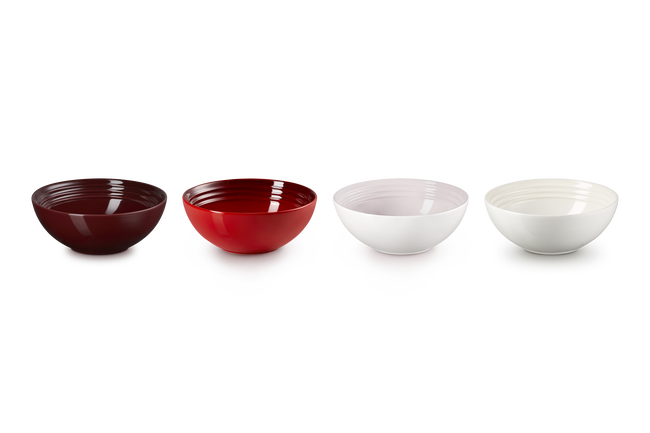 Stoneware Petits Fours Set of 4 Cereal Bowls image number 4