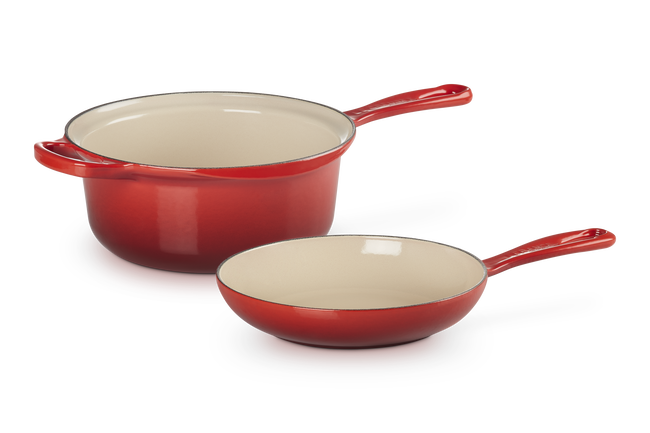 Le Creuset Cast Iron 2-in-1 Saucepan image number 1