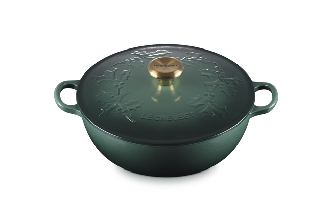 Cast Iron Holly Soup PotArtichaut image number 1