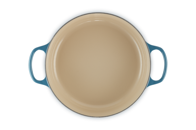 30cm Cast Iron Signature Risotto PotDeep Teal image number 4