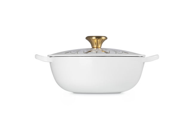 Cast Iron Art Deco Casserole image number 3