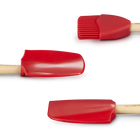 Le Creuset Silicone Craft 3-piece Utensil Set CeriseCerise image number 2