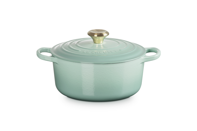 Cast Iron Signature Round CasseroleSage image number 1