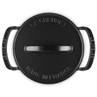 Le Creuset Cast Iron Classic Alpine Outdoor Round Cocotte 25cm Matte Black image number 5