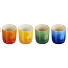 Stoneware Rainbow Set of 6 Vancouver Cappuccino Mugs image number 3