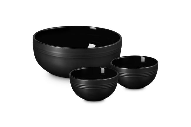 Le Creuset Serenity Stoneware Serving Bowls Set of 3 image number 3