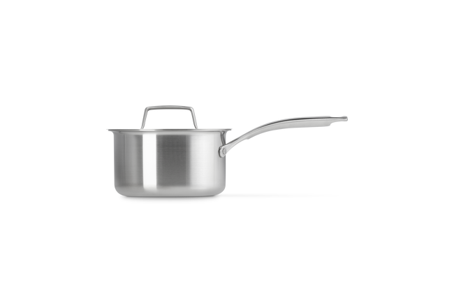 Essential 3-ply Stainless Steel 16cm Saucepan with Lid image number 4