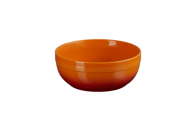 Stoneware Coupe Serving BowlFlame image number 1