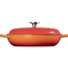 Le Creuset Cast Iron Signature Shallow Casserole 30cm FlameFlame image number 3
