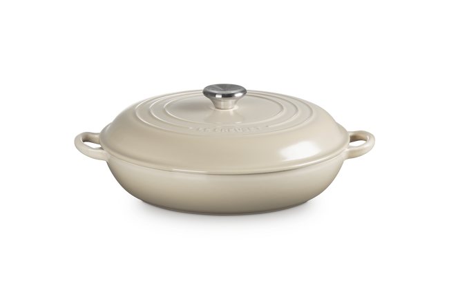 Le Creuset Cast Iron Classic Shallow Casserole 30cm DuneDune image number 1
