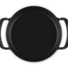 Le Creuset Cast Iron Alpine Outdoor Shallow Casserole 28cm Matte Black image number 4