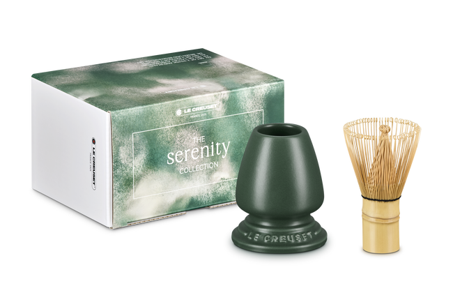 Le Creuset Serenity Matcha Whisk with Stand For&ecirc;tFor&ecirc;t image number 1