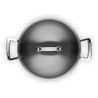 Le Creuset Toughened Non-Stick Shallow Casserole with Glass Lid image number 4