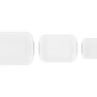 Le Creuset Set of 3 Silicone Rectangular Stretch Lids image number 3