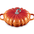Le Creuset Cast Iron Signature Pumpkin Shallow Casserole 28cm image number 4