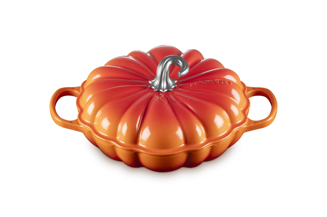 Le Creuset Cast Iron Signature Pumpkin Shallow Casserole 28cm image number 4