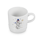 Le Creuset Stoneware Noel London Mug Snowman 350ml White image number 2