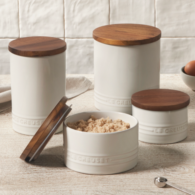 保存容器・ケース LE CREUSET Jam Jar 3pcs Set 保存容器・ケース LE CREUSET Jam Jar 3pcs Set Le Creuset Stoneware