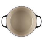 Le Creuset Cast Iron Signature Deep Round Casserole 24cm Black OnyxOnyx image number 4