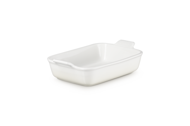 Le Creuset Stoneware Rectangular Dish Heritage 26cm MeringueMeringue image number 7