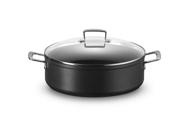 Le Creuset Toughened Non-Stick Sauteuse with Glass Lid image number 1