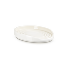 Stoneware Oval Spoon RestMeringue image number 5