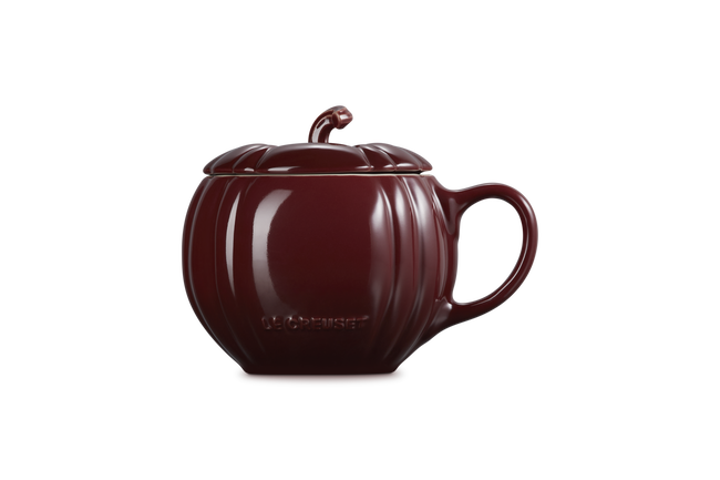 Le Creuset Stoneware Pumpkin Mug 400ml GarnetGarnet image number 3
