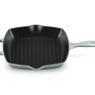 Le Creuset Cast Iron Signature Square Skillet Grill 26cm Sea SaltSea Salt image number 2