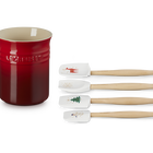 5 Piece Utensil Set Cerise Noel Decal image number 3