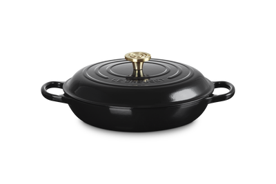 Le Creuset Cast Iron Signature Shallow Casserole 30cm Onyx