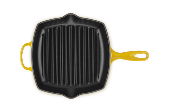 Le Creuset Cast Iron Signature Square Skillet Grill 26cm NectarNectar image number 4