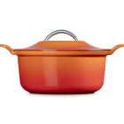 Le Creuset Cast Iron Classic Modern Heritage Round Casserole 26cm image number 4