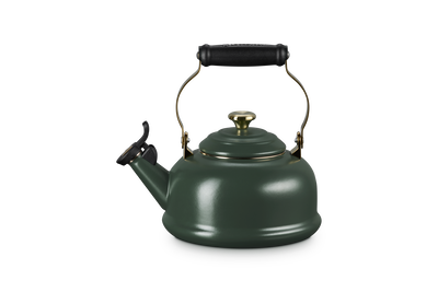 Le Creuset Whistling Teakettle with Gold Knob 1.6L For&ecirc;t