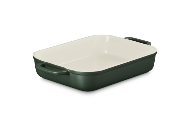 Le Creuset Stoneware Coupe Rectangular Dish 31cm For&ecirc;t image number 5