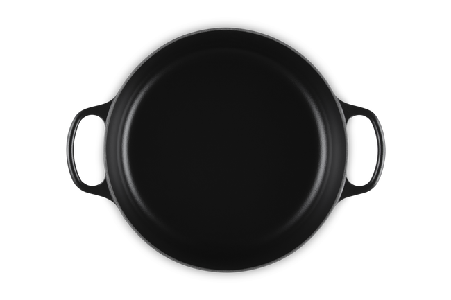 Le Creuset Cast Iron Signature Risotto Pot 30cm Matte BlackMatte Black image number 4