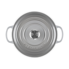 Le Creuset Cast Iron Signature Round Casserole 20cm Mist GreyMist Grey image number 4