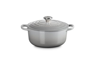 Le Creuset Cast Iron Signature Round Casserole 20cm Mist Grey