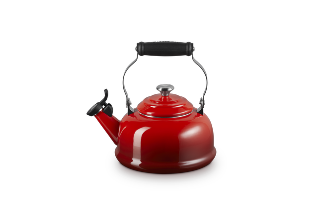 Le Creuset Whistling Teakettle with Stainless Steel Knob 1.6L CeriseCerise image number 1