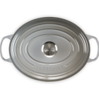 Le Creuset Cast Iron Signature Oval Casserole 31cm Mist GreyMist Grey image number 4