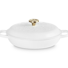 Le Creuset Signature Cast Iron Shallow Casserole L'Etoile Relief 30cm CottonCotton image number 1