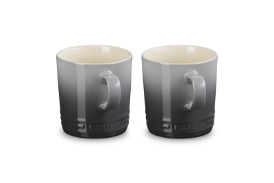 Le Creuset Stoneware Set of 2 London Mug 350ml Flint