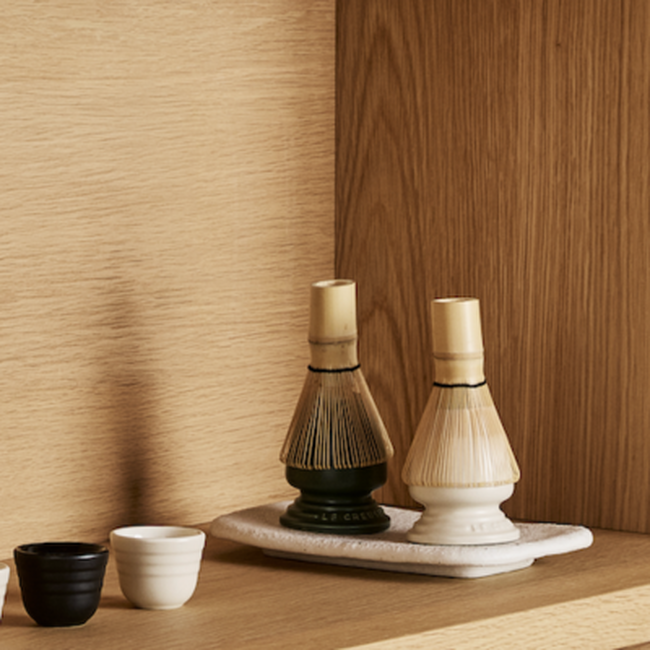 Le Creuset Serenity Matcha Whisk with Stand Matte BlackMatte Black image number 7