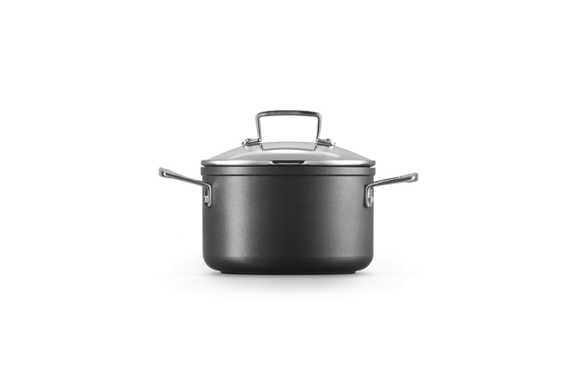 Le Creuset Toughened Non-Stick Deep Casserole with Glass Lid image number 3