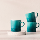 Le Creuset Stoneware London Cappuccino Mug 200ml RivieraRiviera image number 2