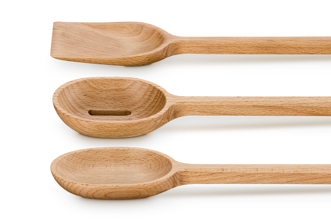 Le Creuset Signature Beech Wood Serving Set of 3 image number 3