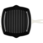 Le Creuset Cast Iron Signature Square Skillet Grill 26cm MeringueMeringue image number 3