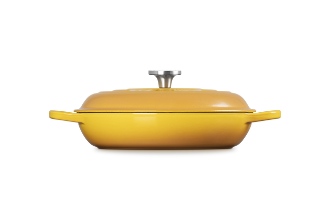 Le Creuset Cast Iron Signature Shallow Casserole 30cm NectarNectar image number 3