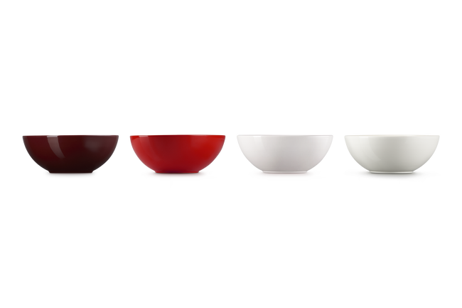 Stoneware Petits Fours Set of 4 Cereal Bowls image number 6
